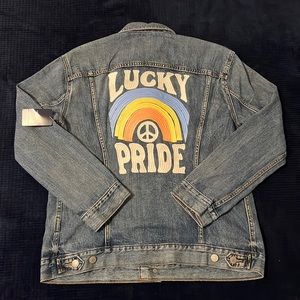 Women’s Lucky Brand Pride Bella Boyfriend Trucker - Size SM